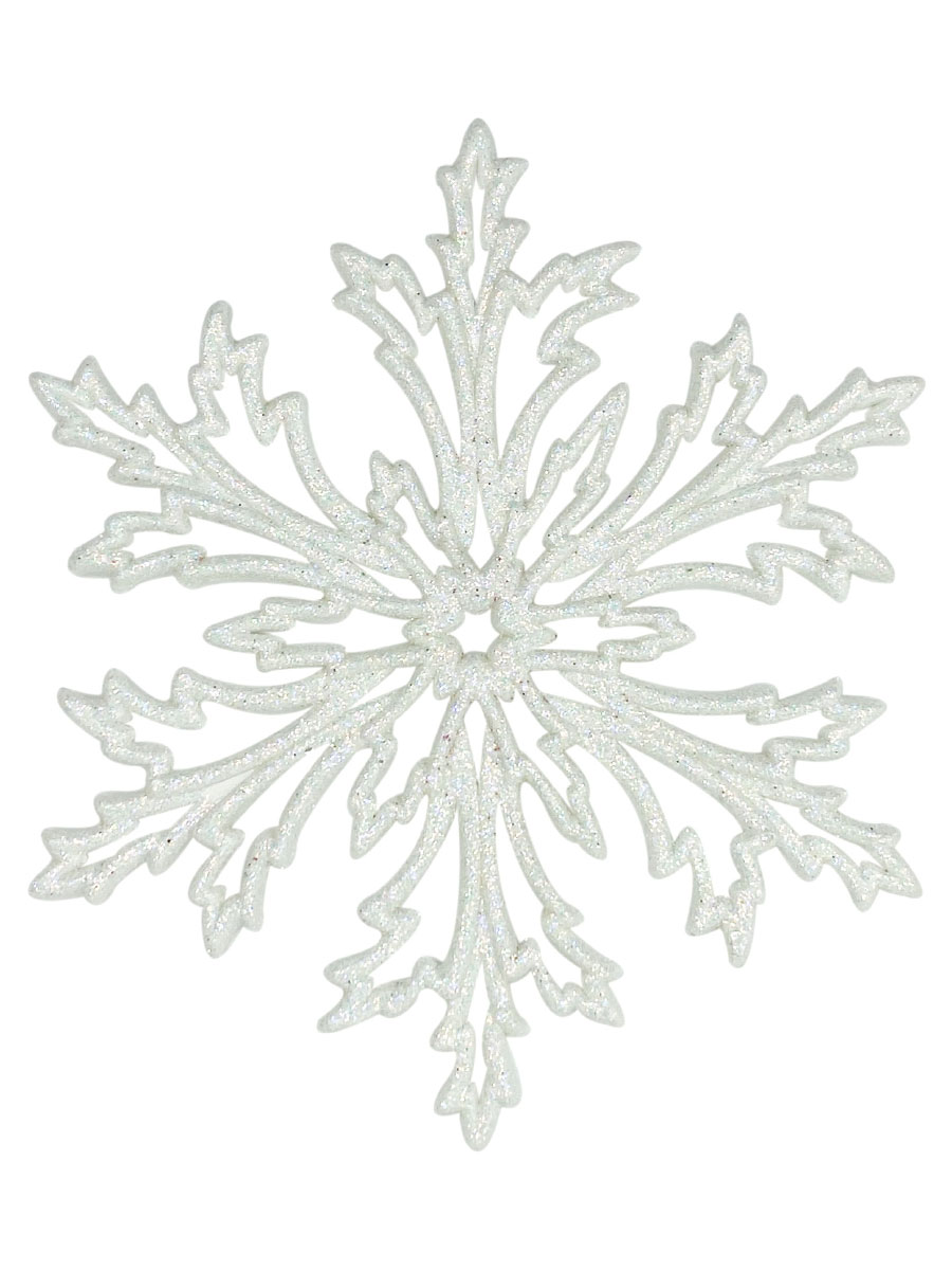 Frostige Schneeflocke - Christbaumschmuck - Gold