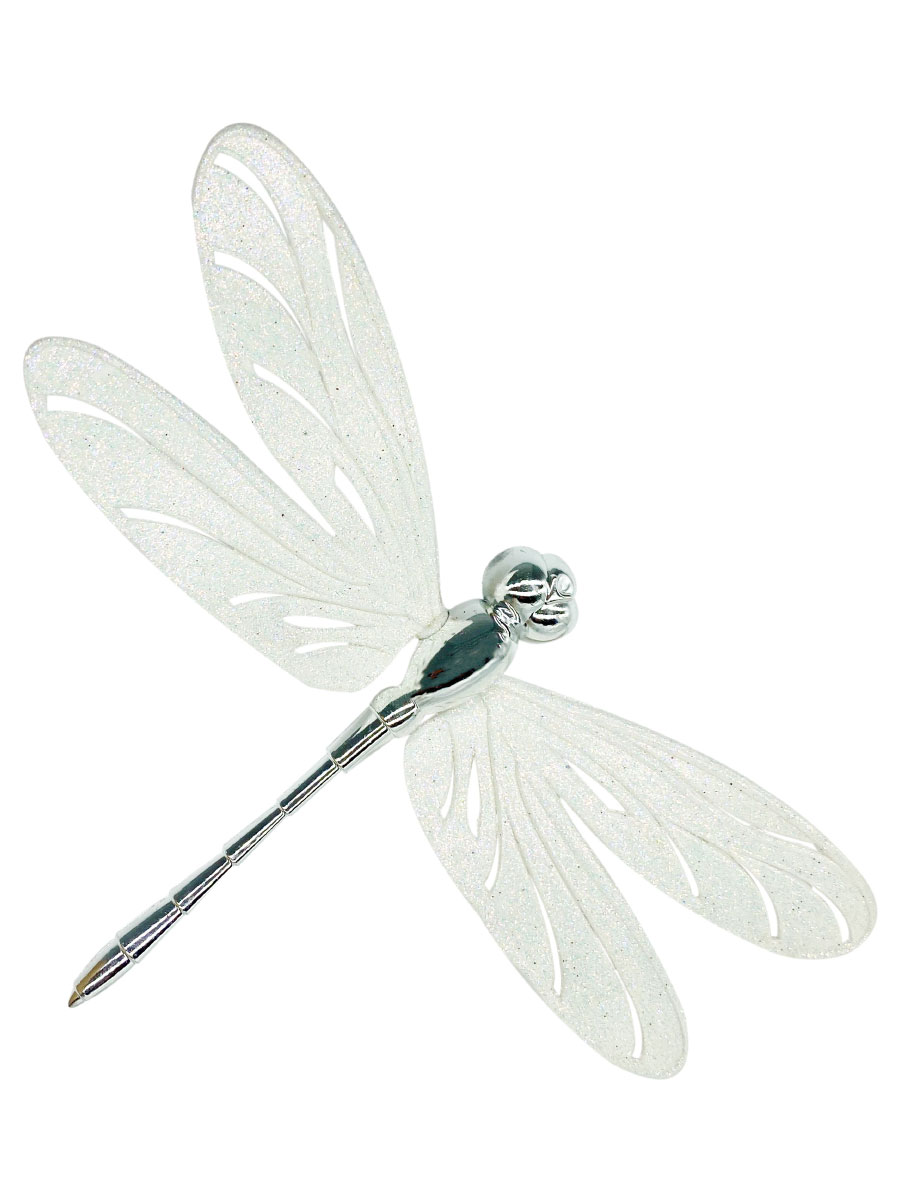 Libelle S - Christbaumschmuck - Silber