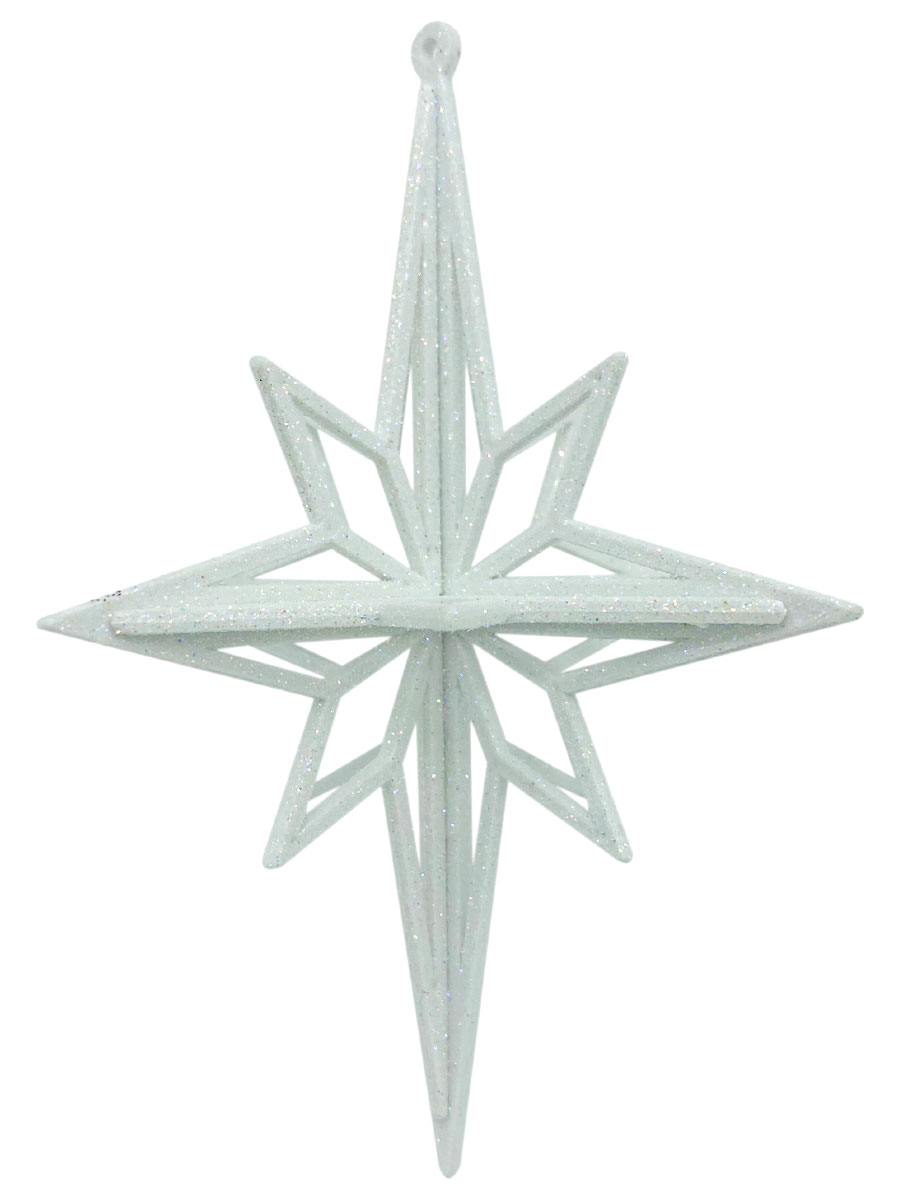 Weihnachtsstern S - Christbaumschmuck - Silber