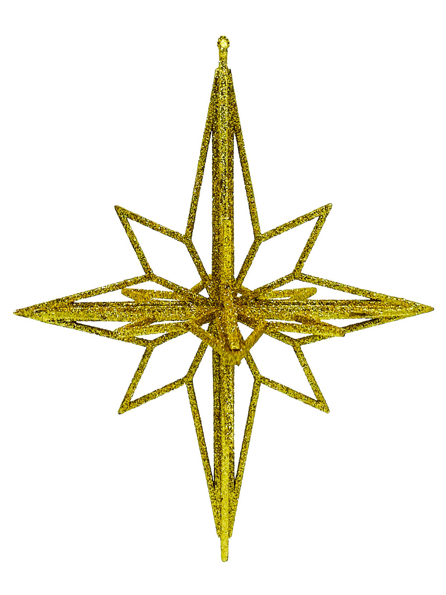 Weihnachtsstern M - Christbaumschmuck - Gold