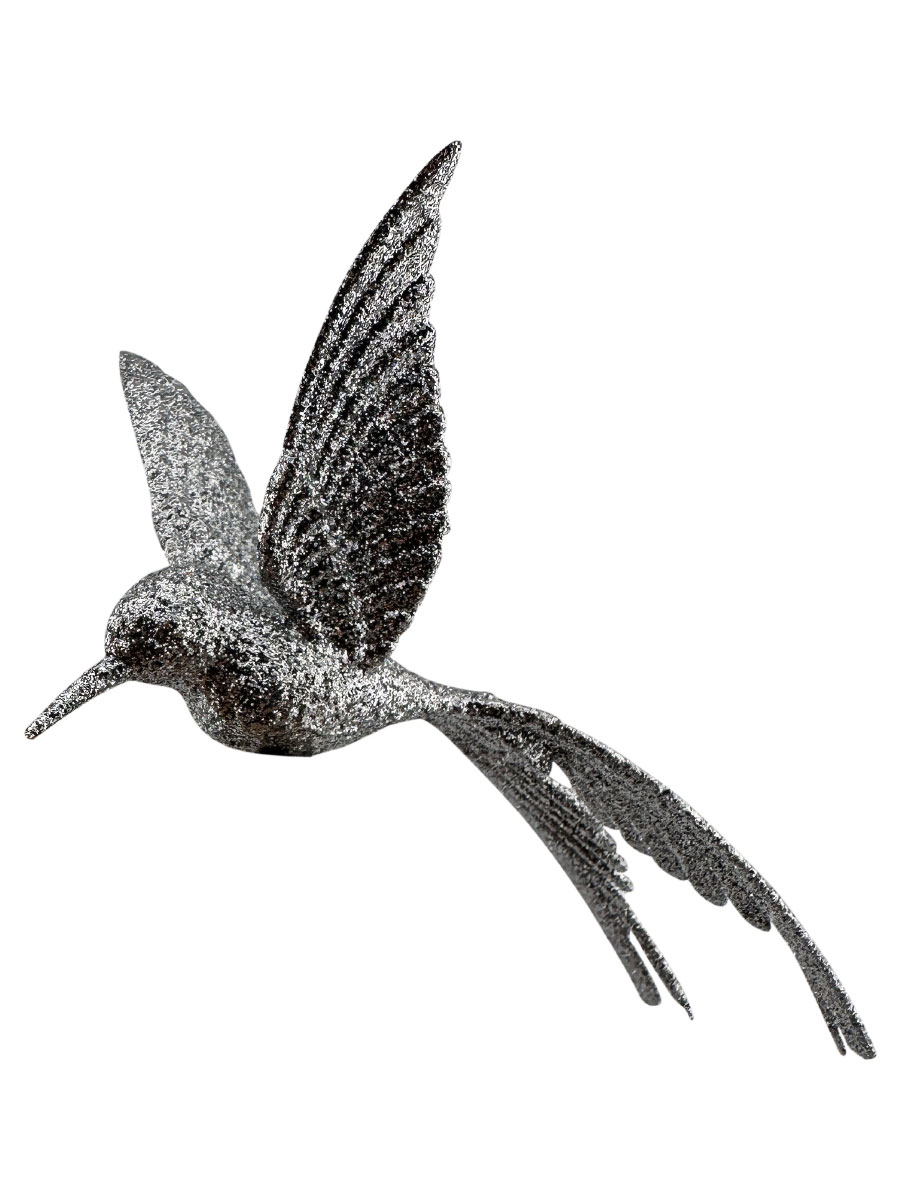 Kolibri - Christbaumschmuck - Silber