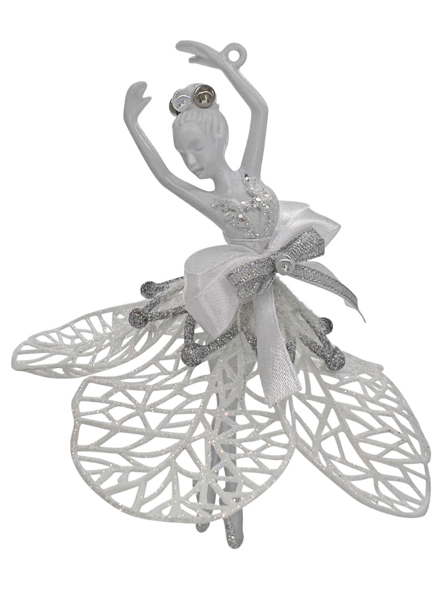 Ballerina L - Christbaumschmuck - Silber