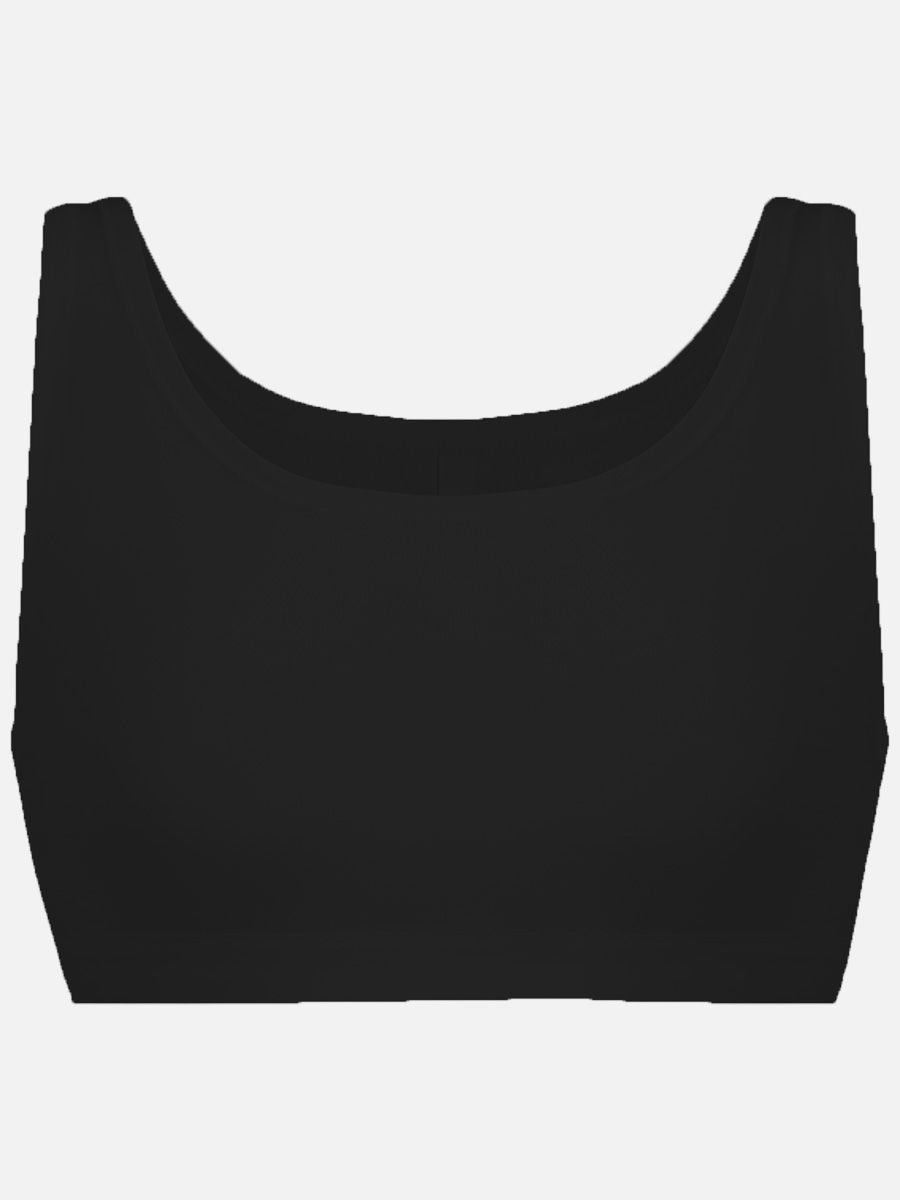 Natural Cotton - Top - Schwarz