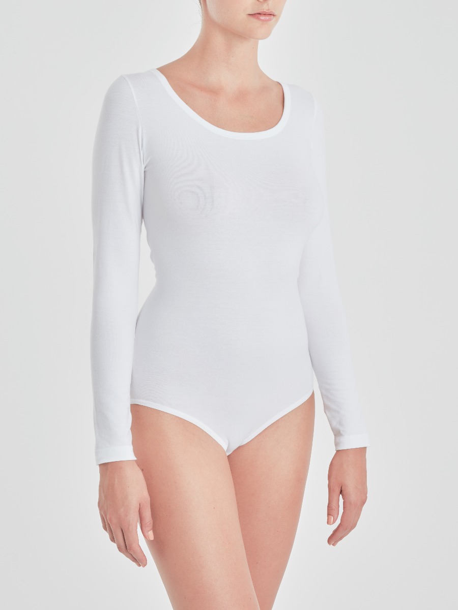 Natural Cotton - Body mit Slip - Schwarz