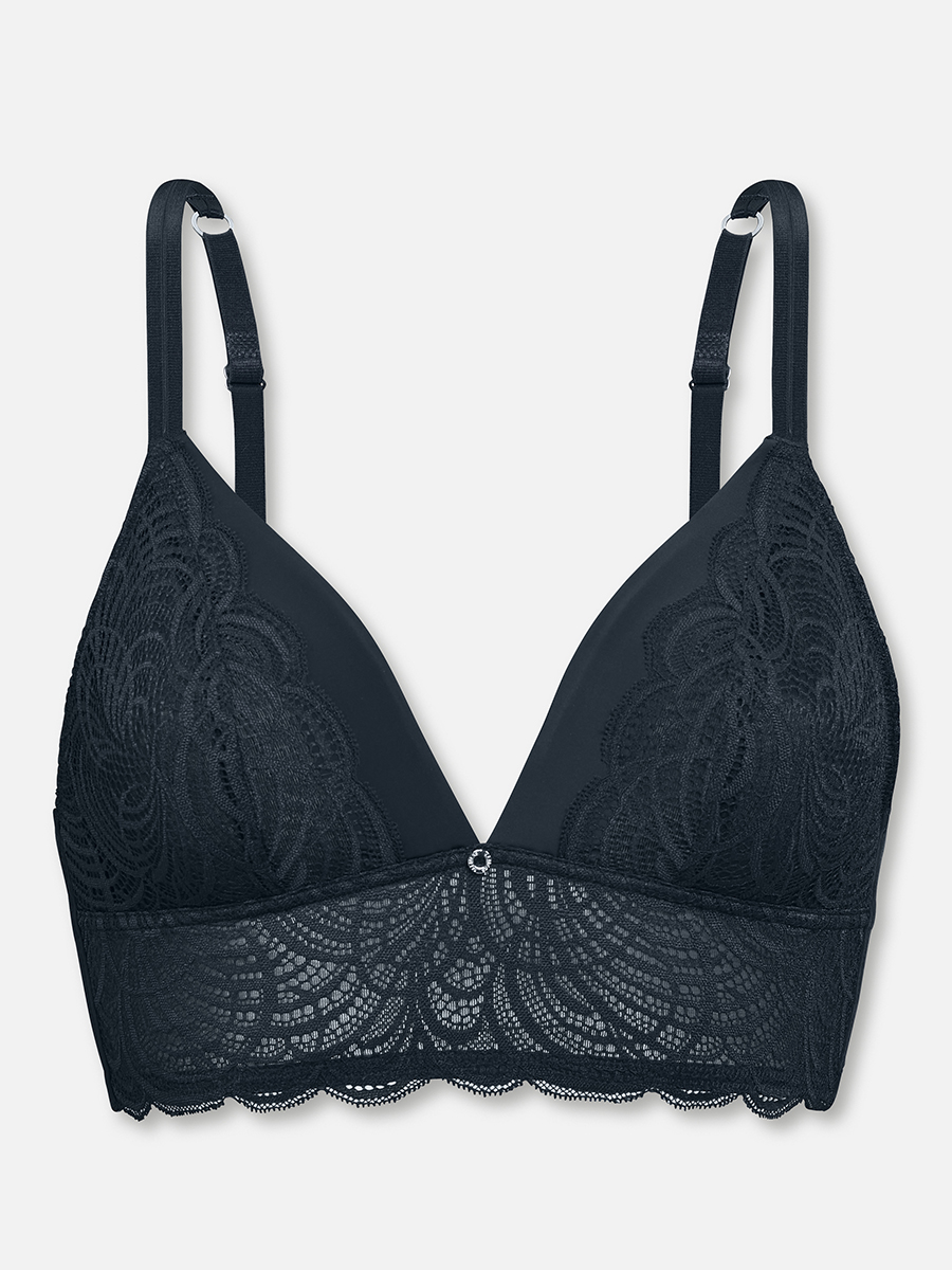 Swirl Lace - Spacer Triangel BH - Darkblue