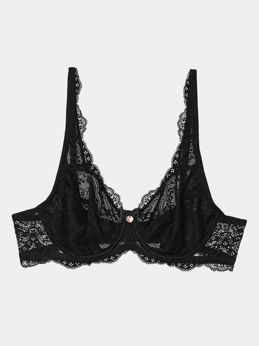Lace Deluxe - Bügel BH - Schwarz