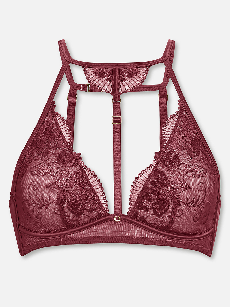 Lush Beauty - Bralette Bügel BH - Red