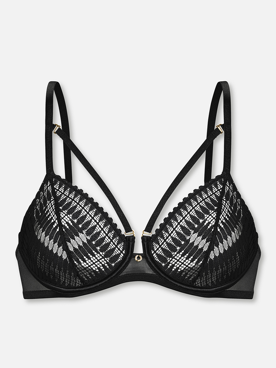 Contempo Lace - Bügel BH - Black