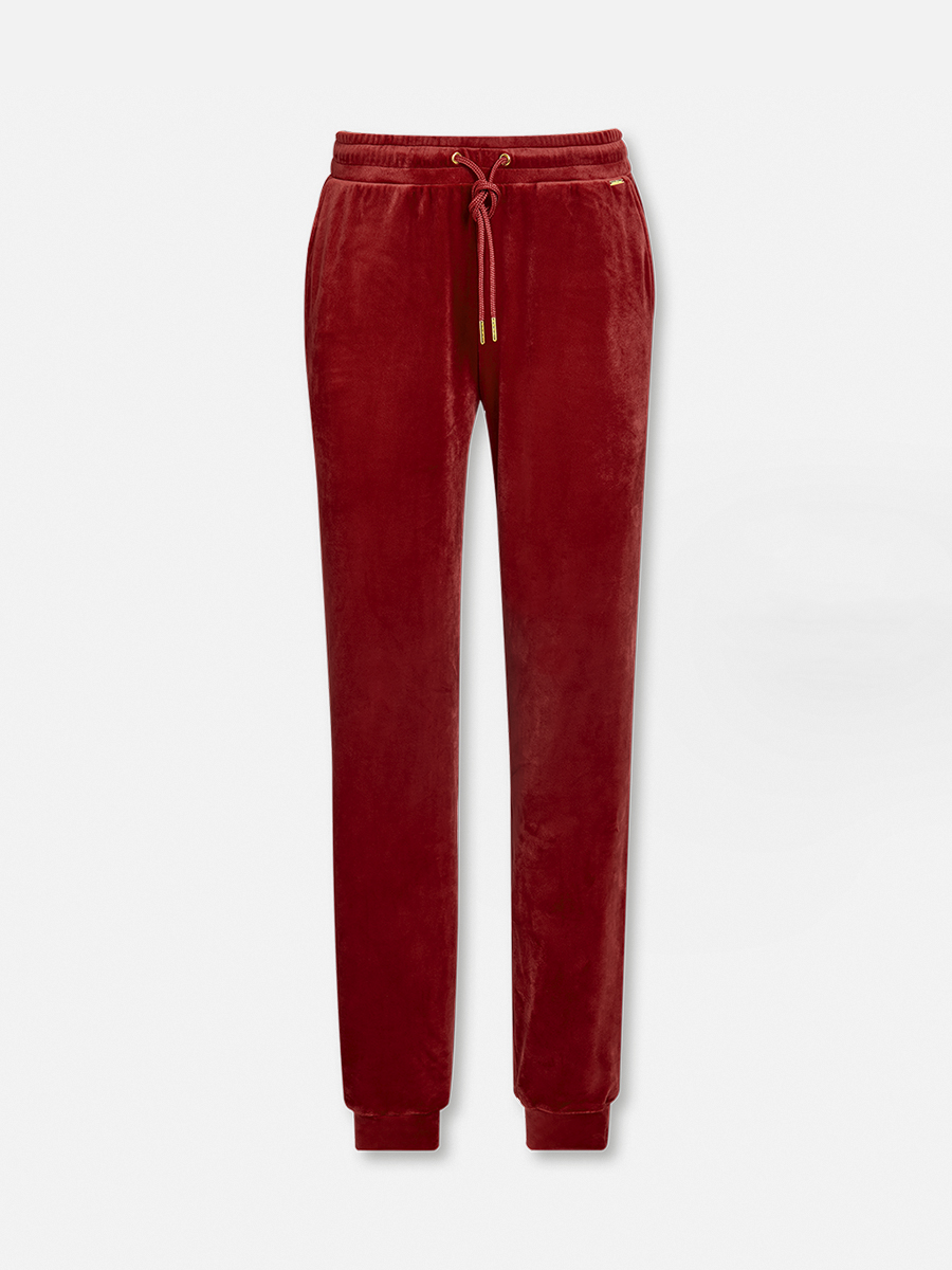 Cosy Velvet - Hose - Red