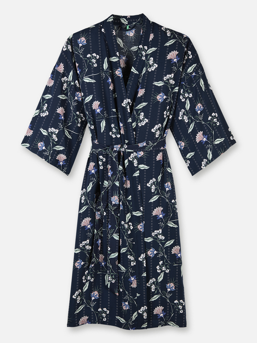 Wildflower Dream - Morgenmantel - Darkblue
