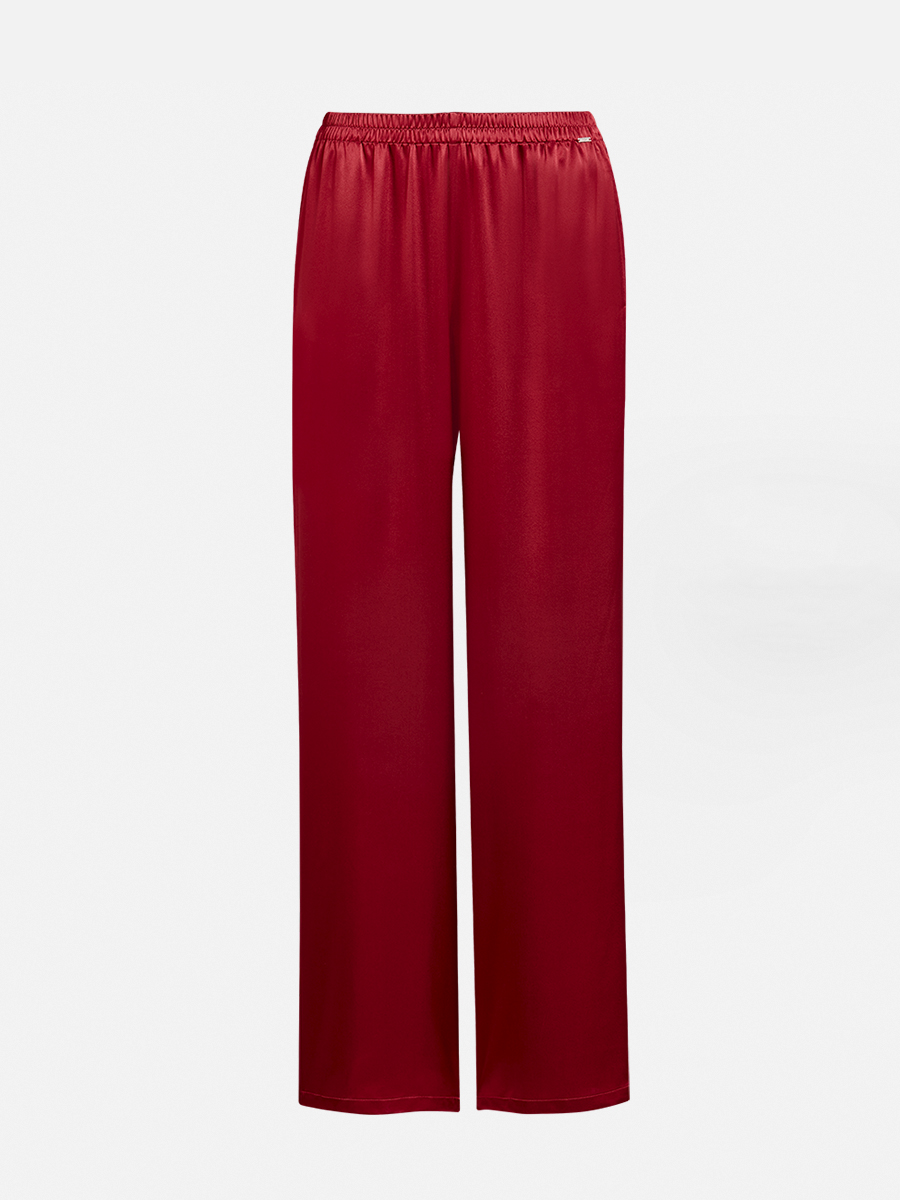 Lush Beauty Silk - Hose - Red