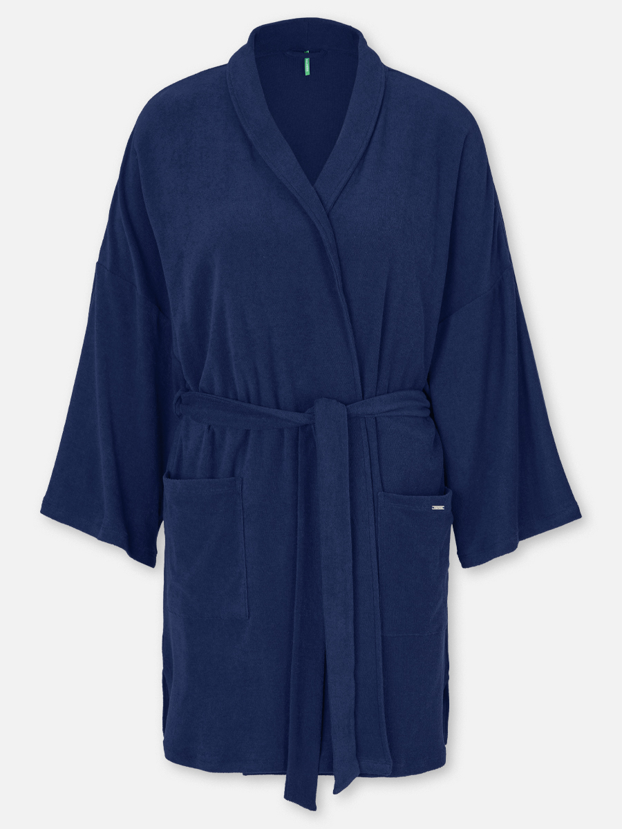 Terry Toweling - Kleid - Dunkelblau