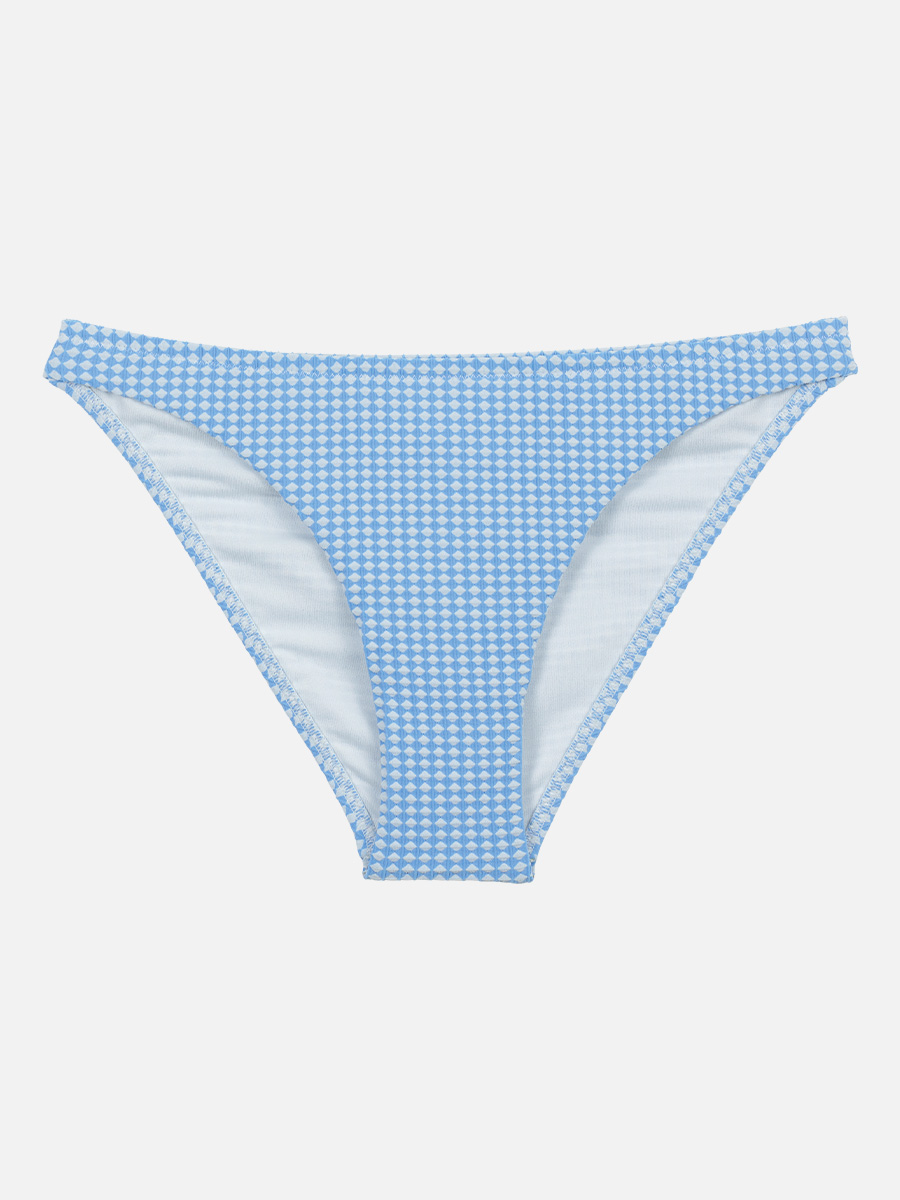 Corfu Geo - Bikini-Hose Minislip - Blau-Bunt