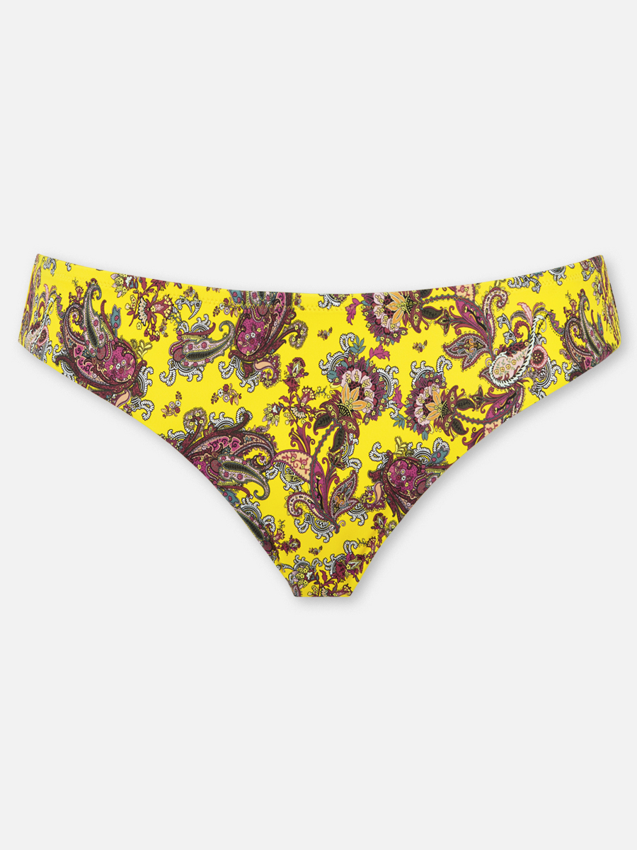 Boho Paisley - Bikini-Hose Minislip - Gelb-Bunt