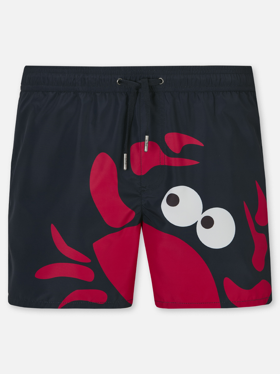 Classic Boardie - Shorts - Blau-Bunt