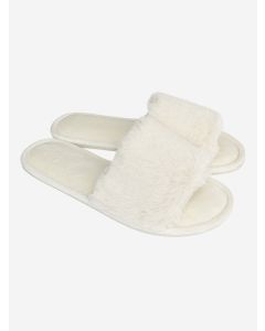 Fluffy Slipper - Schuhaccessoire - Ecrue