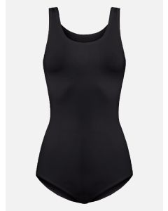 Natural Cotton - Body mit Slip - Schwarz