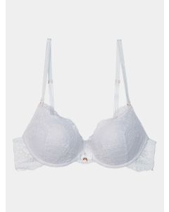 Lace Deluxe - Push-Up Bügel BH - Weiß