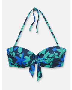 Deep Tropics - Bandeau Bikini-Top