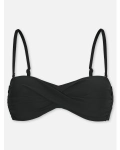 Bora Bora Black - Bandeau Bikini-Top