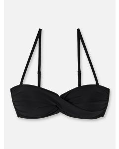 Bora Bora Black - Bandeau Bikini-Top