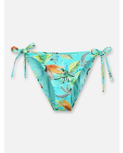 Aqua Flowers - Bikini-Hose Tanga