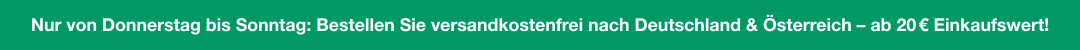 Gratis Versand